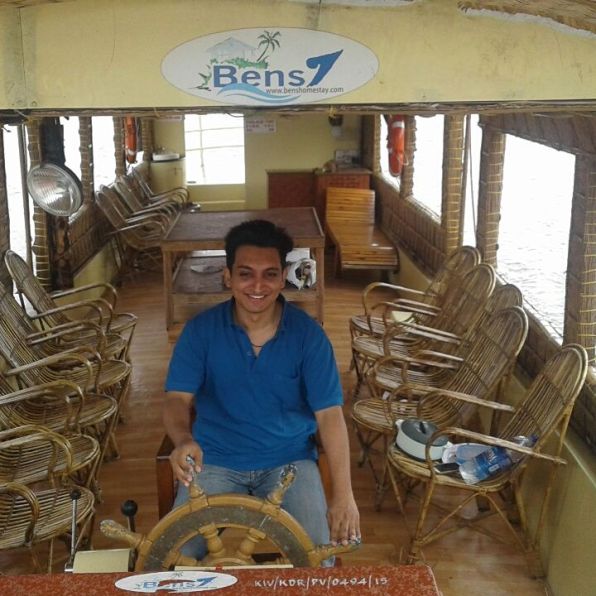 Driving the traditional houseboat